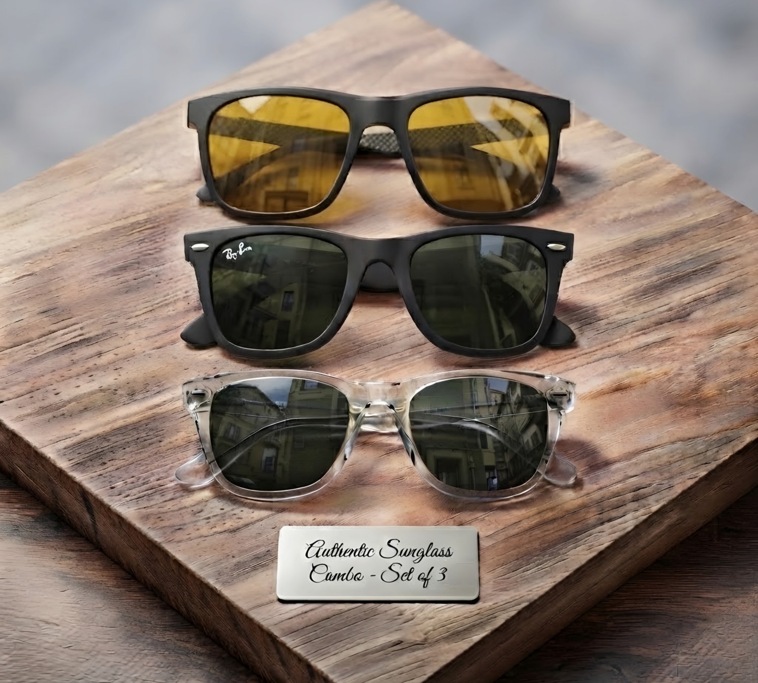 Ultimate 3-in-1 Stylish Sunglasses Combo