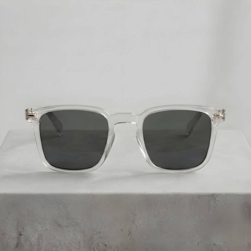 Premium Crystal-Clear Transparent Frame [Unisex] Sunglasses